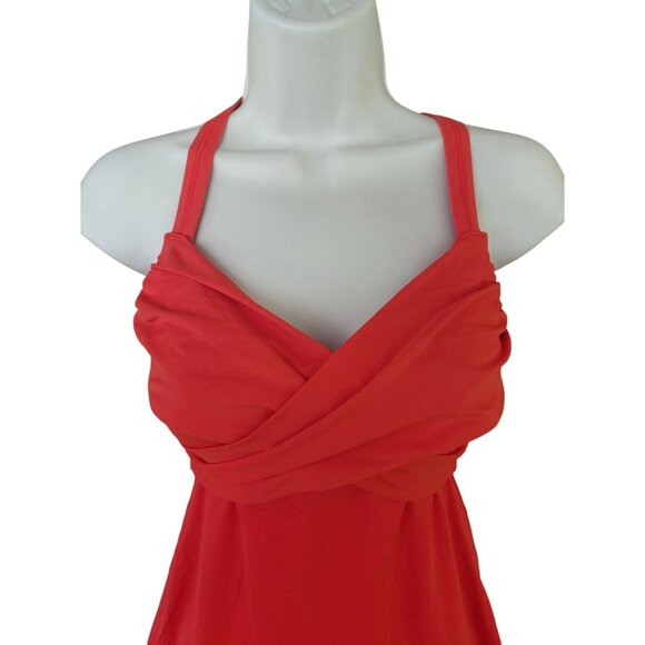 Lululemon Womens Red Criss-Cross Halter Top Size 6 - Picture 4 of 7